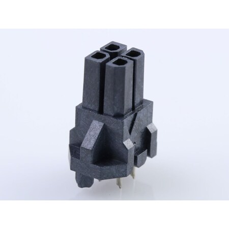 Molex Rectangular Power Connector, 4 Contact(S), Female, Solder Terminal, Receptacle 447690402